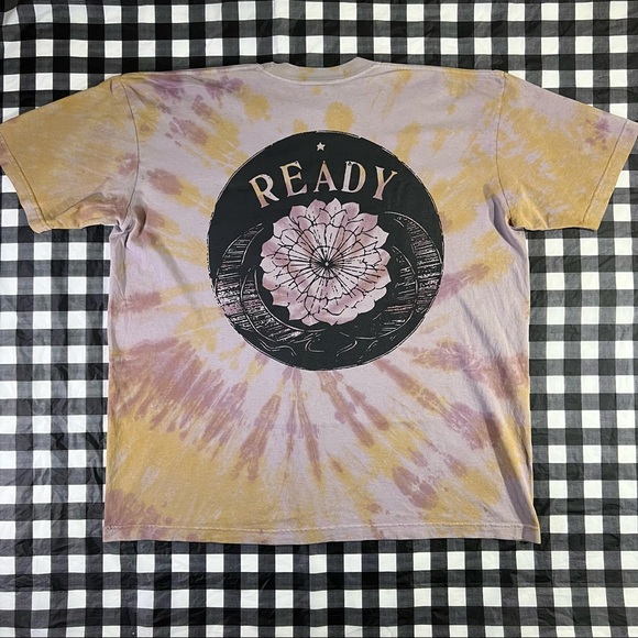 Online Ceramics Ram Dass I Am The Bliss Of The Universe Butterfly Tie Dye Tee - Picture 2 of 8